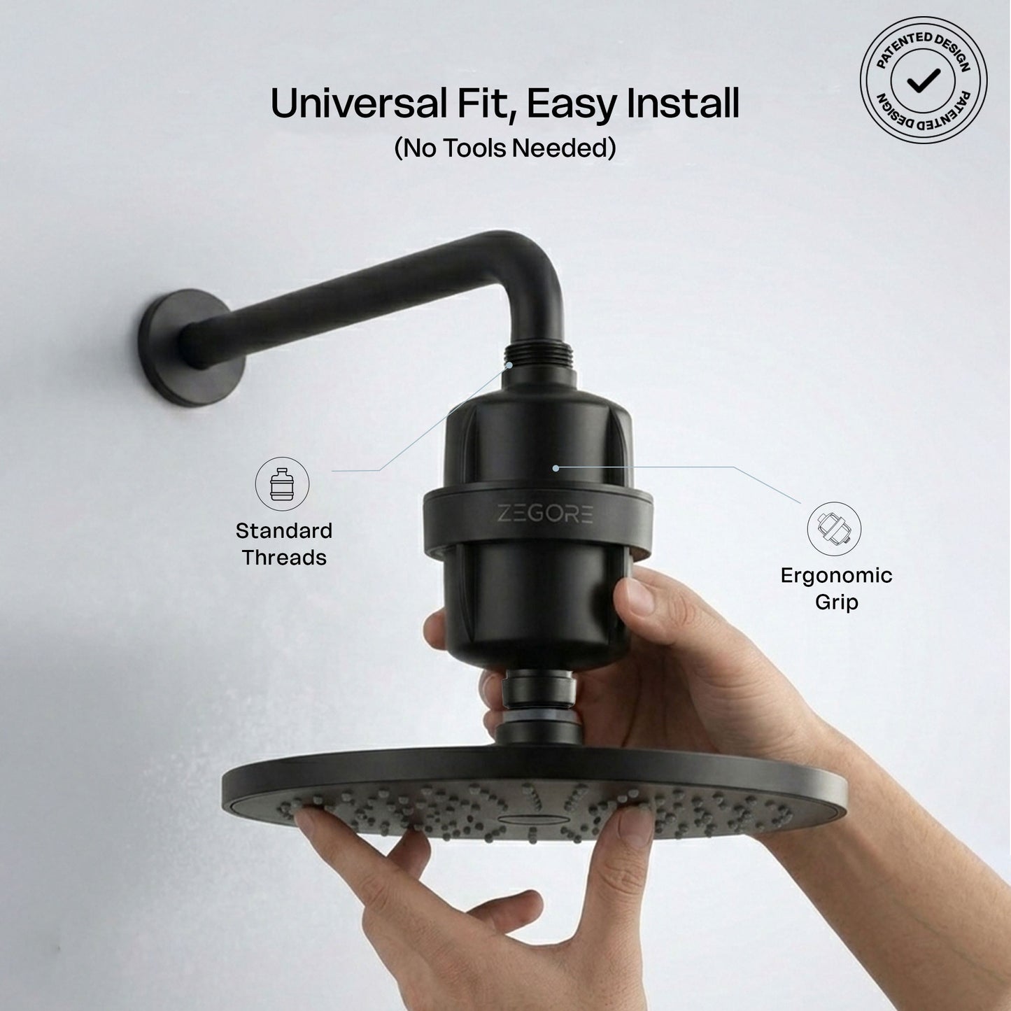 25-Stage Advanced Shower Water Filter – Multi-Layer Purification System
